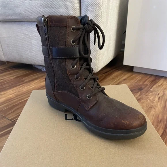 UGG Kesey Boots - waterproof and Sherpa lined combat boots - Picture 5 of 12